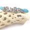 Turquoise Braided Leather Anklet Ladybug Accent - VP's Jewelry
