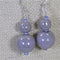 Fair Trade Kazuri Bead Lilac Drop Earrings - VP's Jewelry