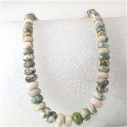 Lapis Nevada Bead Graduating Bead Necklace