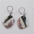 Ocean jasper designer cut drop earrings