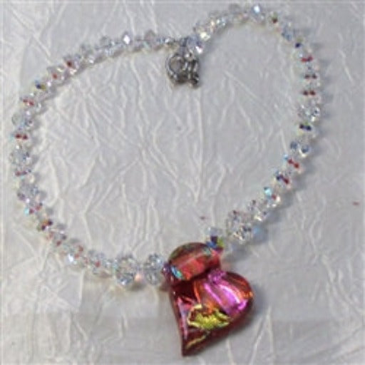 Crystal Heart Necklace Sweetheart Necklace - VP's Jewelry  