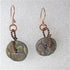 Rustic Artisan Handmade Earrings Raku Matte Glaze - VP's Jewelry  