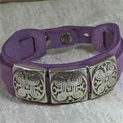 Buy your choose of color in cuff leather bracelet