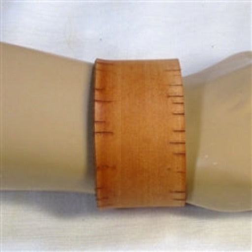 Camel Wide Cuff Leather Bracelet for a Man 8