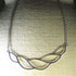 Silver Necklace Twisted Silver Focus Necklace - VP's Jewelry