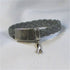 Grey Awareness Leather Bracelet Braided - VP's Jewelry