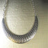 Affordable Silver Bib Necklace with Large Tribal Focus - VP's Jewelry