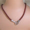 Brown Braided Leather Necklace for a Man - VP's Jewelry