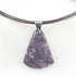 Multi-strand Necklace with Piurple Crazy Lace Agate Pendant - VP's Jewelry