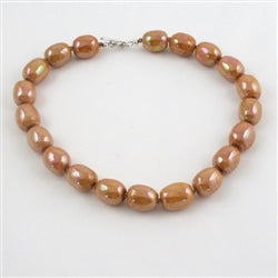 Classic Orange Necklace Kazuri Fair Trade Beads - VP's Jewelry
