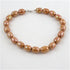 Classic Orange Necklace Kazuri Fair Trade Beads - VP's Jewelry