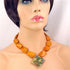 Yellow Jade & Artisan Handmade Gemstone Bead Necklace - VP's Jewelry