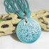 Turquoise Bead Necklace with Claycult Aqua Pendant - VP's Jewelry