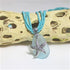 Aqua Sea Glass Pendant Multi-strand Necklace - VP's Jewelry