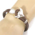 Leather Cord Statement Bracelet Anchor Men's Bracelet - VP's Jewelry