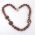 Red Fair Trade Bead Kaziuri Necklace in an Asymmetric Design - VP's Jewelry
