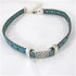 Turquoise Leather Ribbon Choker Necklace Minimalist Style - VP's Jewelry