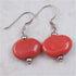 Melon African Kazuri Fair Trade Bead Earrings - VP's Jewelry  