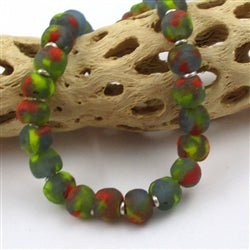 Handmade West African Multi-colored Trade Bead Necklace - VP's Jewelry  
