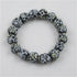 Black & White African Ghana Trade Bead Bracelet - VP's Jewelry