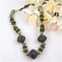 Handmade African Trade Bead Clay & Bone Statement Necklace - VP's Jewelry