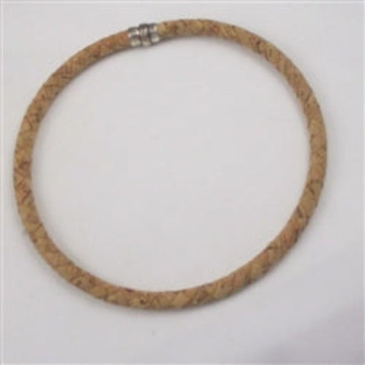 Men's Necklace Beige Braided Portuguese Cork - VP's Jewelry