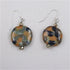 Mustard & Green Handmade Kazuri Earrings - VP's Jewelry  