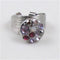 Delightful rhinestone multi-colored fashion ring