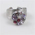 Delightful rhinestone multi-colored fashion ring