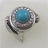 Delightful turquoise & rhinestonel fashion ring