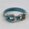 Teal Awareness Suede Cord Bracelet - VP's Jewelry