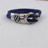 Domestic Violence Awareness Vegan Leather Bracelet Purple  - VP's Jewelry