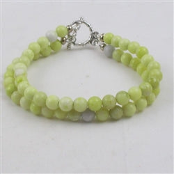 New Jade Double Strand Gemstone Bracelet - VP's Jewelry
