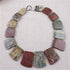 Red Creek Jasper Statement Collar Necklace - VP's Jewelry
