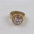 Buy delightful multi crystal  gold fashion ring