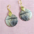 Picasso jasper designer cut earrings