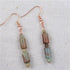 Buy aqua jasper gemstone earring
