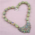Designer Rainbow Matrix Turquoise Bib Necklace - VP's Jewelry