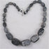 Big Zebra Jasper Graduating Bead Necklace - VP's Jewelry