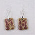 Honey & Brown Porcelain Drop Earrings - VP's Jewelry