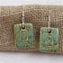 Honey & Aqua Porcelain Drop Earrings - VP's Jewelry