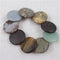 Overlapping Natural Gemstone Stretch Bracelet - VP's Jewelry