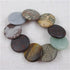 Overlapping Natural Gemstone Stretch Bracelet - VP's Jewelry