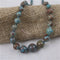 Classic Graduating Beaded Gemstone Necklace Rain Forest Jasper - VP's Jewelry