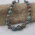 Classic Graduating Beaded Gemstone Necklace Rain Forest Jasper - VP's Jewelry