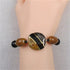 Bright Honey & Black Kazuri Bracelet - VP's Jewelry