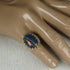 Men's Rainbow Calsilica Ring Sterling Silver Size 9 - VP's Jewelry