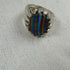 Men's Rainbow Calsilica Ring Sterling Silver Size 9 - VP's Jewelry