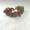 Earth-tone Handmade Kazuri Bead Cuff Bangle Bracelet - VP's Jewelry