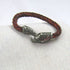 Child's Brown Braided Leather Bracelet - VP's Jewelry